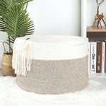 Mintwood Design extra large basket showcasing collapsible design feature