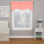 ECLIPSE Kendall Modern Scalloped Valance Rod Pocket Window Curtain for Kitchen or Bathroom , Raspberry, 42" x 18" - Image 13