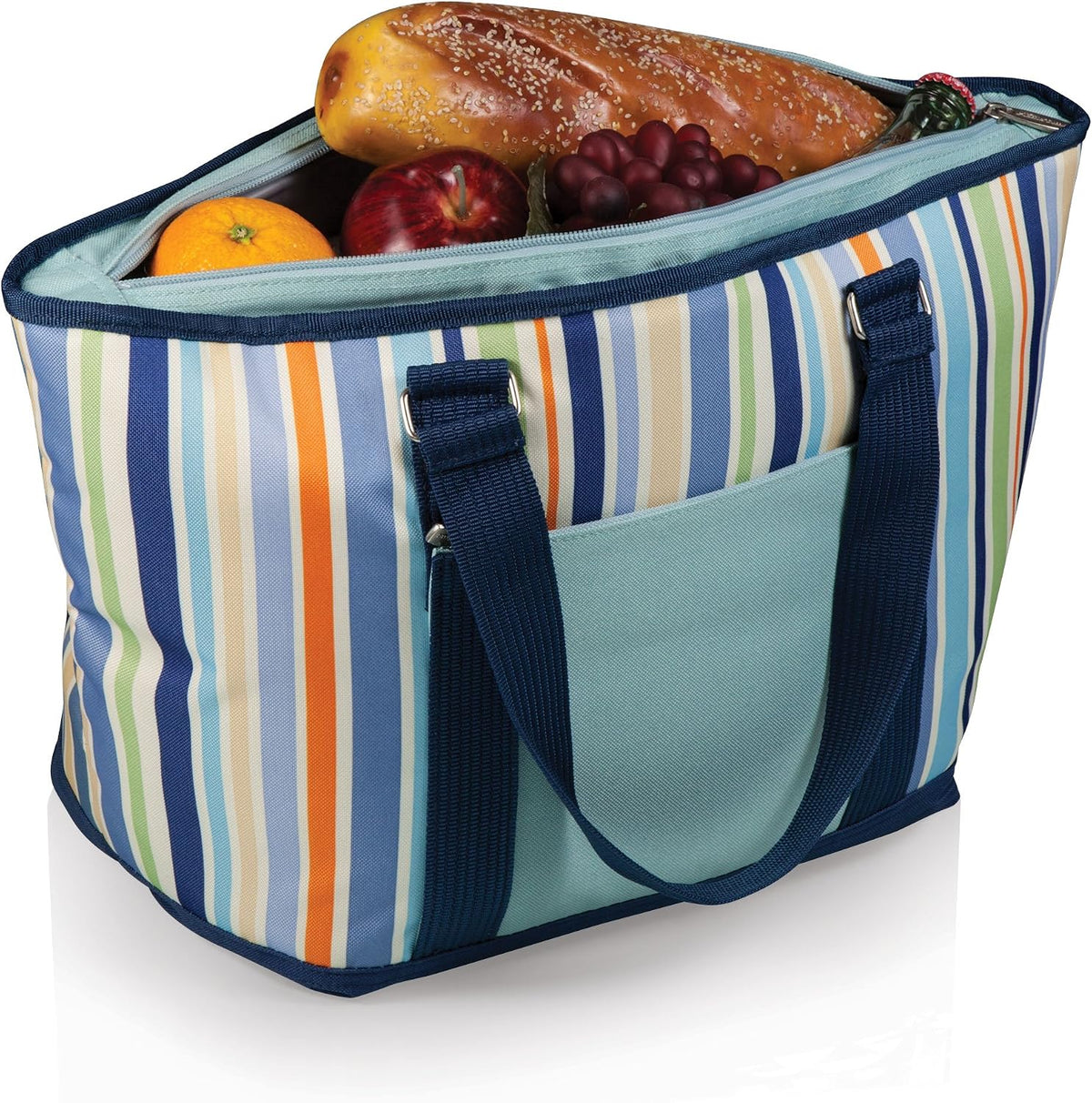 Picnic Time St Tropez beach cooler bag side profile