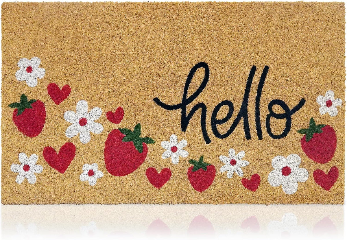 Coir Welcome Mat, Non-Slip, Bicycle, 17 x 29 in | 100% Natural Coir, Anti-Shedding, Durable PVC Backing, Traps Dirt and Mud, Indoor and Outdoor Entryway, Easy to Clean - Image 9