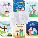 ANGOLIO Easter Geometry Coloring Books - 24Pcs Jesus Lives Christain Color Booklet Bulk with Hosanna Bible DIY Art Drawing Book for Easter Basket Stuffers Religious VBS Sunday School Classroom Rewards - Image 12