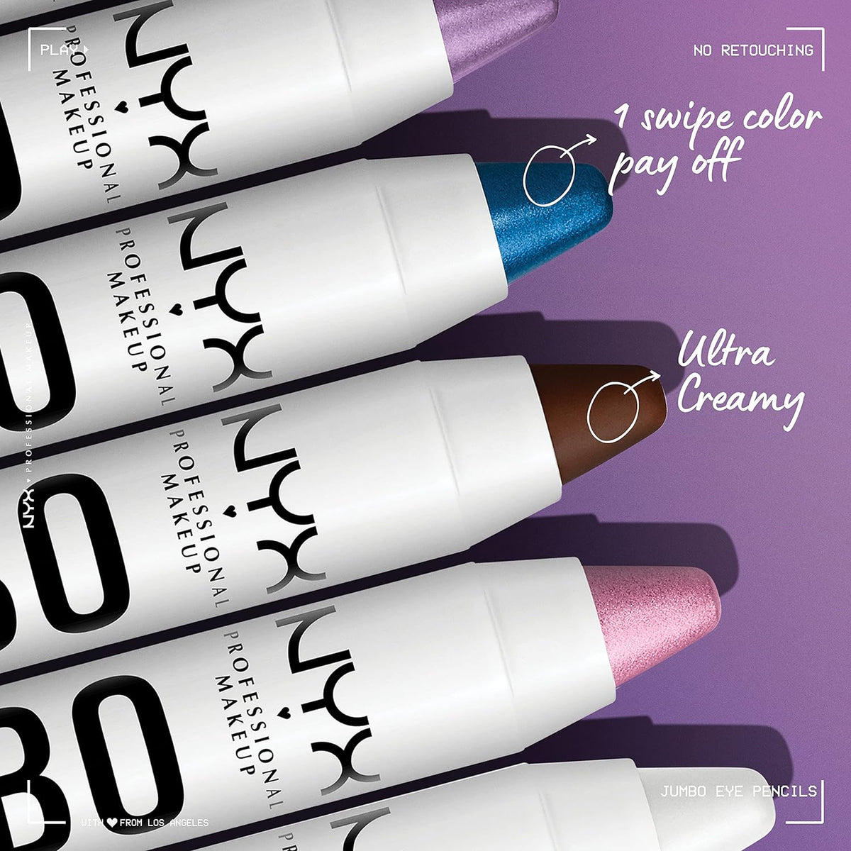 NYX Professional Makeup eye pencil swatch on skin