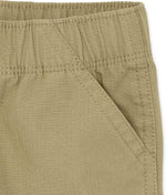 The Children's Place baby cargo shorts elastic waistband detail