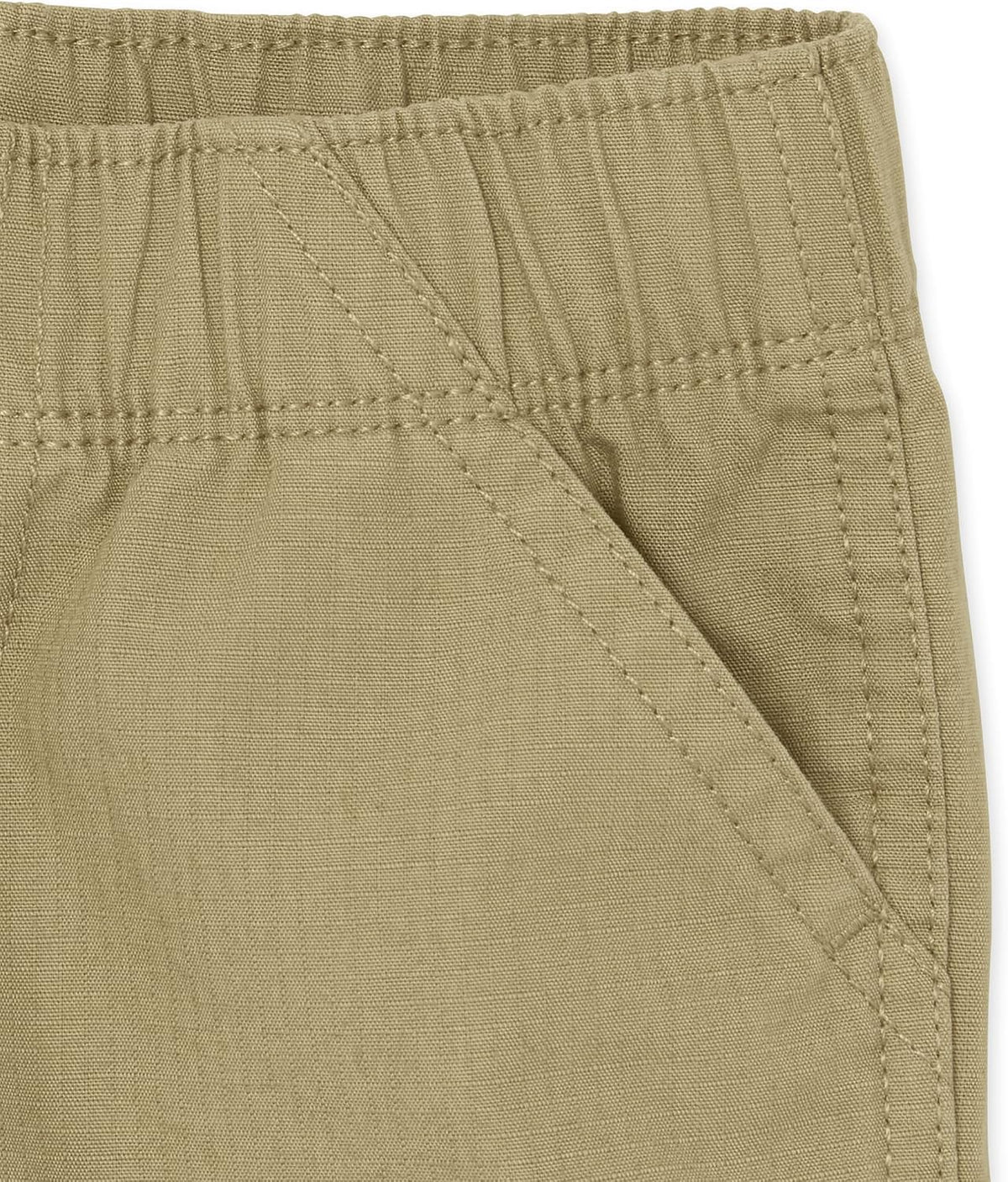 The Children's Place baby cargo shorts elastic waistband detail