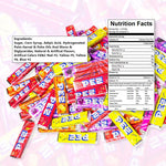 TastyPack resealable pouch filled with imported American PEZ candy bricks