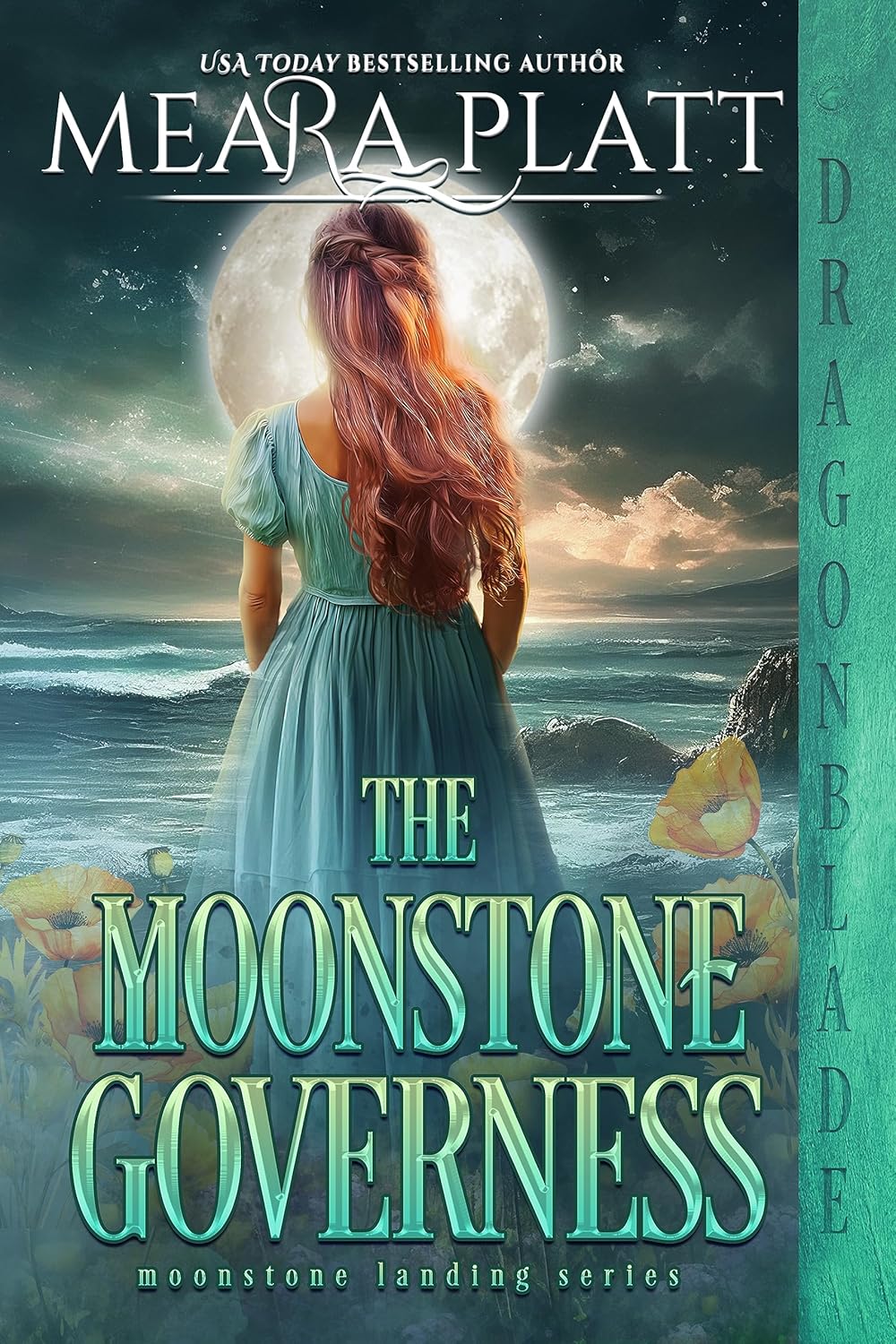 Meara Platt The Moonstone Governess paperback book front view displaying authentic historical romance cover artwork.