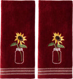 SKL Home by Saturday Knight Ltd. Flower Basket Bike Hand Towel (2-Pack), Wht - Image 12