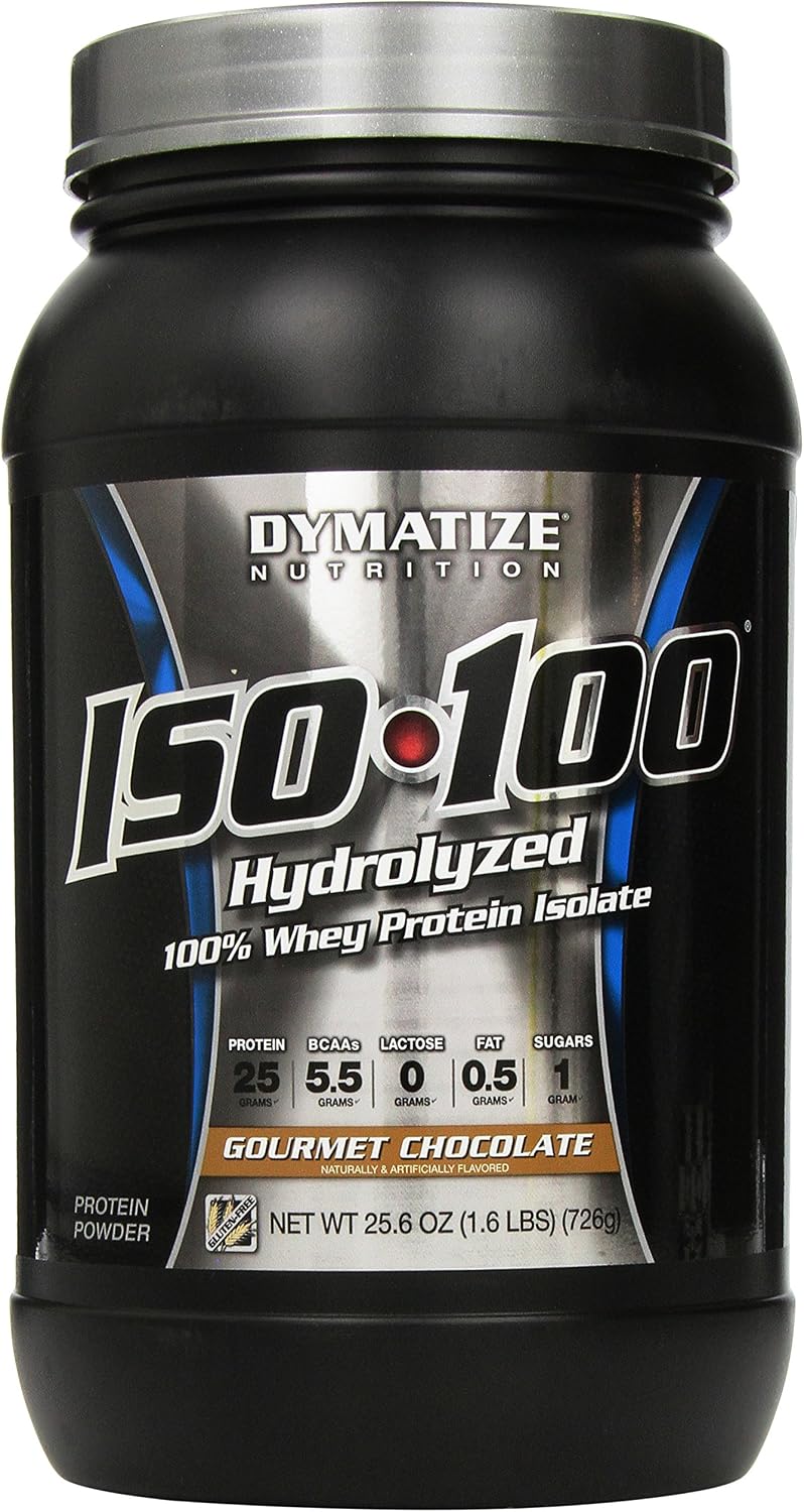 Dymatize ISO 100 Gourmet Chocolate Whey Protein front view