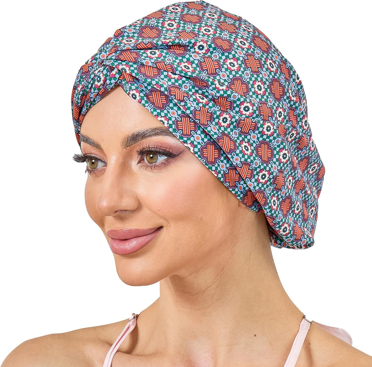 Christmas Adjustable Silk Bonnet Satin Curly Hair Wrap for Sleeping Women | Breathable Night Turban for Small Large Short Wave Coily, Double Layer, Maintain Moisture Sleep Cap, Reduce friction, Soft - Image 10