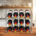 Sorbus wine rack displayed inside a kitchen cabinet