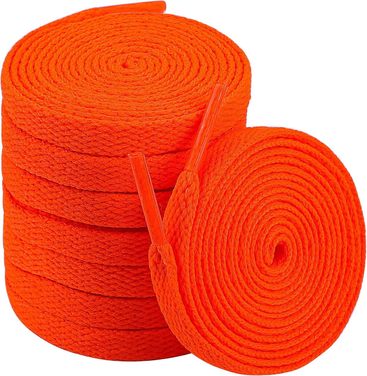 Teskyer Shoe Laces for Sneakers, 4 Pairs Flat Shoelaces | Refresh Worn Sneakers, Strong Braided Polyester, 4 Pairs Value Pack, Multiple Lengths & Colors Available - Image 15