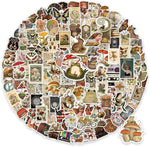 BarrelTree 300 piece vintage aesthetic sticker collection front view
