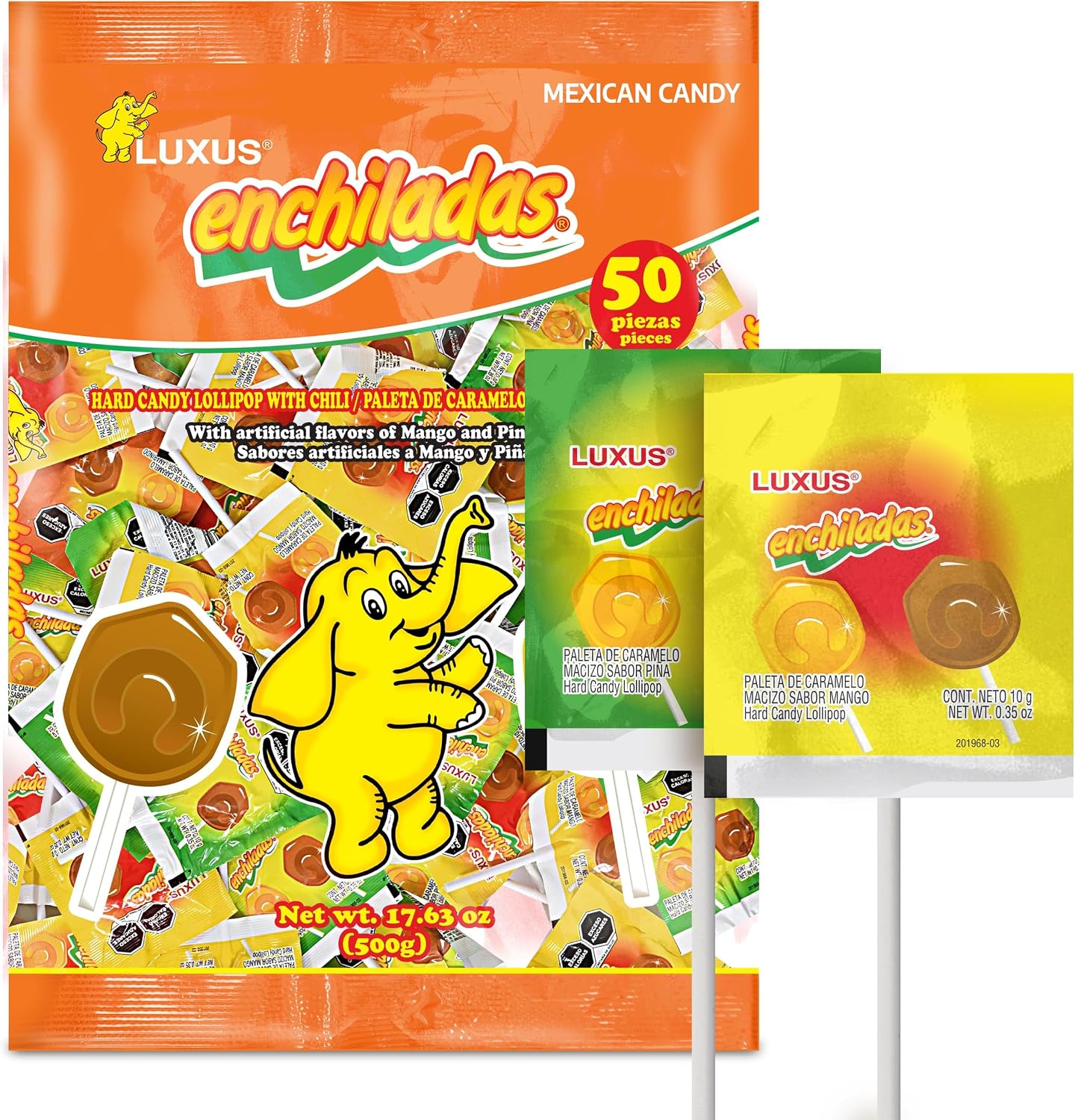 Luxus Enchiladas spicy Mexican candy front view
