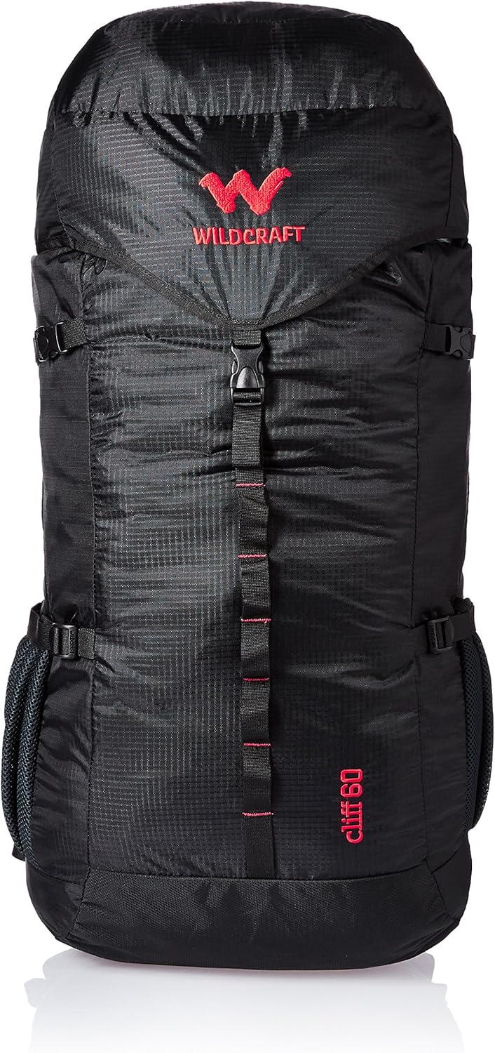 Wildcraft 60 Ltrs Black Rucksack (8903338073819) (Extra Large Size) - Image 1
