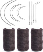 Ryalan UV Resistant High Strength Polyester Thread for Upholstery, Outdoor Market, Drapery, Beading, Purses, Leather, Hair Weave Bundles, Hair Extensions, Wig DIY Project 3 Rolls (3 Thread, Brown) - Image 9