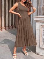 Merokeety summer dress full length lifestyle shot