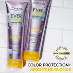 L'Oreal Paris EverPure Blonde Shampoo rich lather texture demonstration