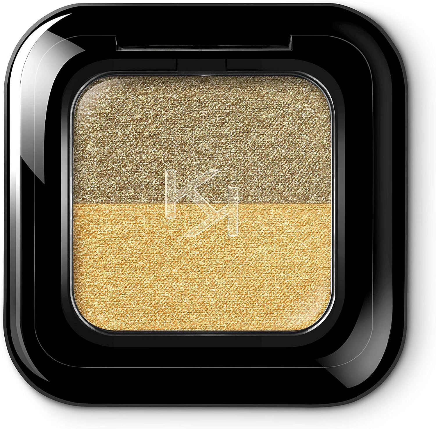 Kiko Milano Bright Duo Eyeshadow 05 Cool Gold front view