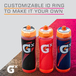Gatorade Gx refillable water bottle valve close up