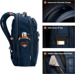 Briggs & Riley cargo backpack rear padded shoulder straps