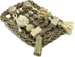 Oxbow guinea pig chew toy play wall installed inside a habitat cage