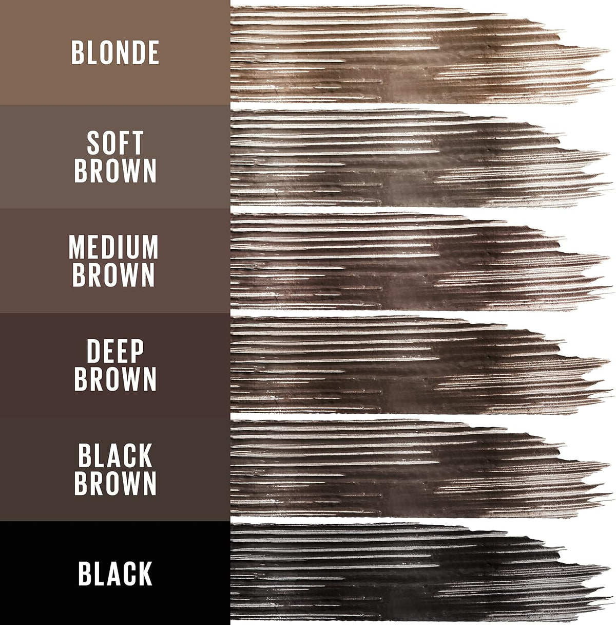 Applying Maybelline brow styling gel to eyebrows model