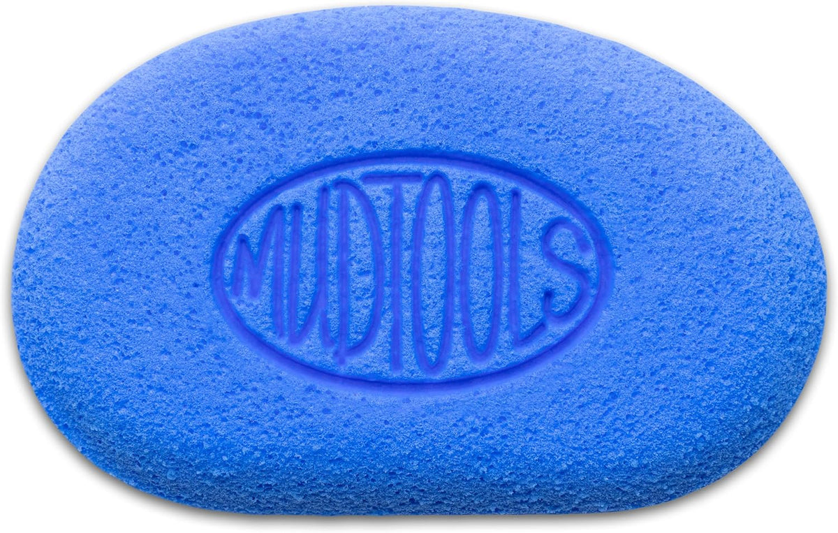 MudTools Blue Workhorse Mudsponge front view pottery tool
