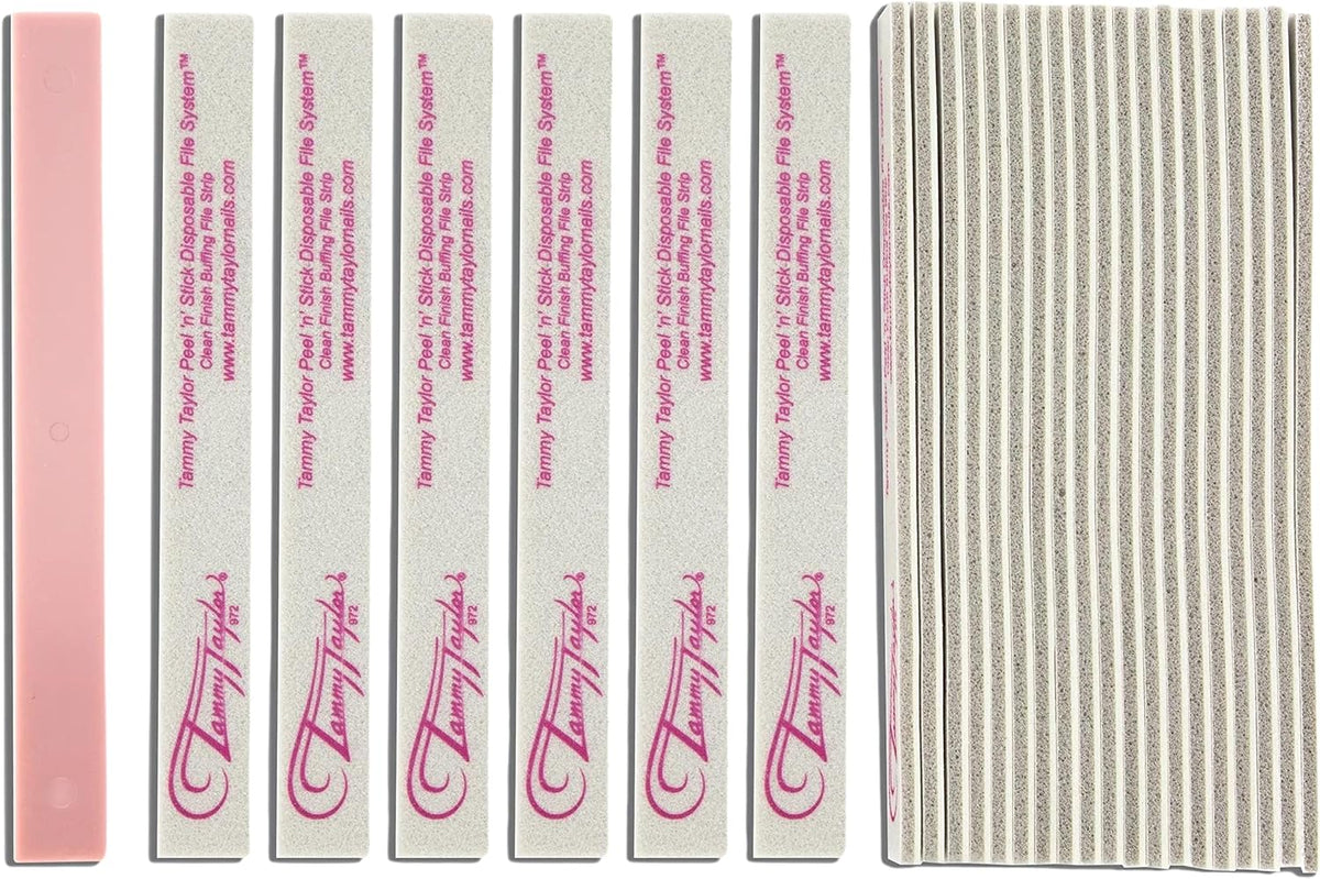 Tammy Taylor Peel N Stick Clean Finish Buffer 25 Pack front view authentic USA import