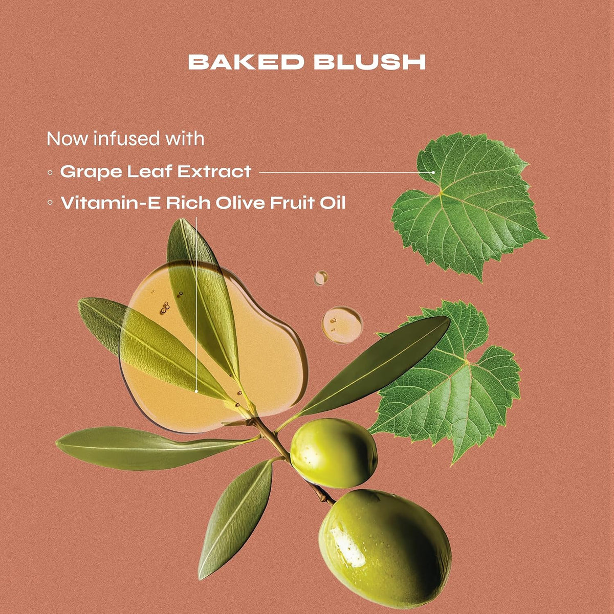 Milani cruelty free makeup blush container with built in mirror view