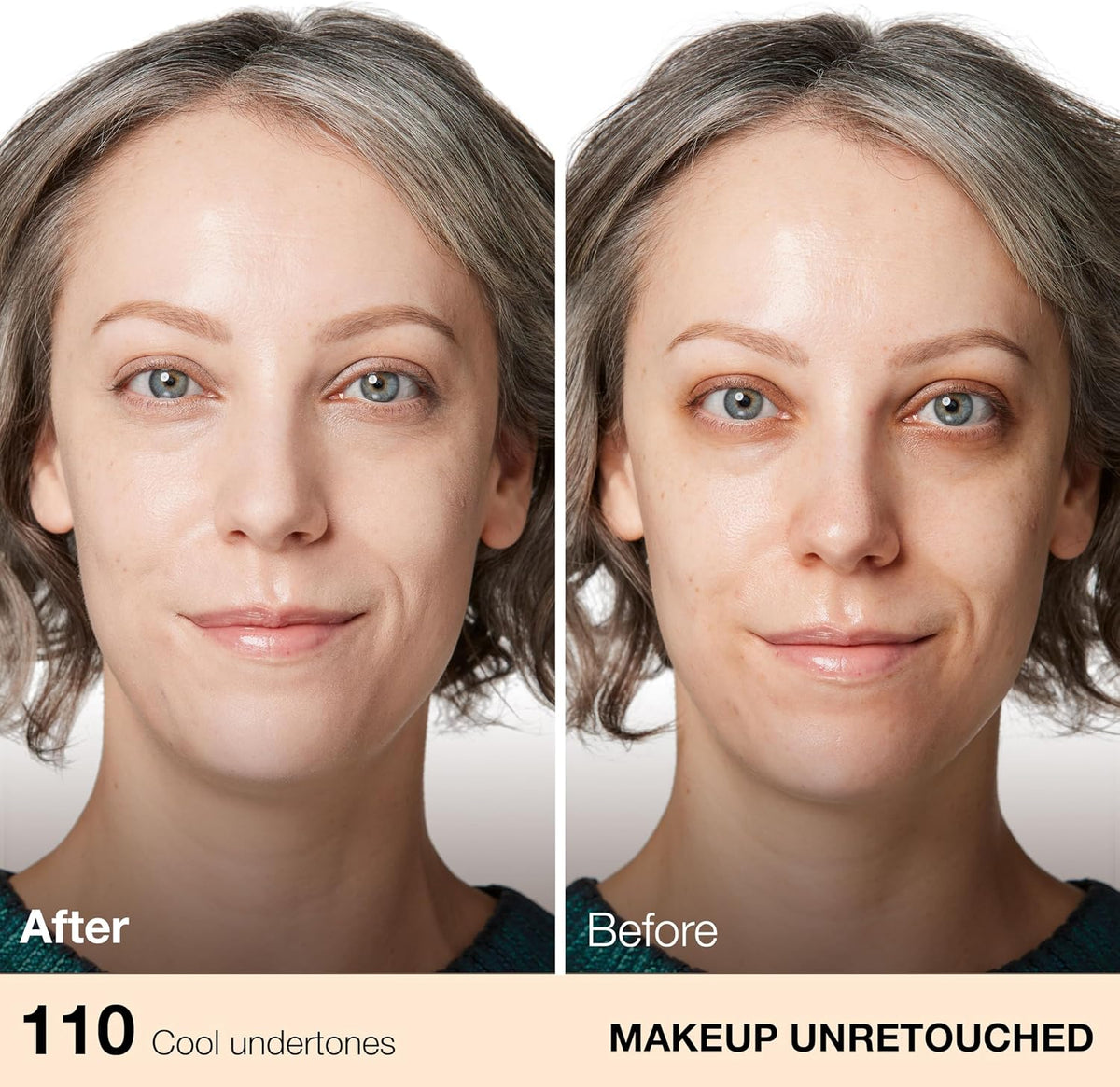 Maybelline Fit Me stick foundation open applicator showing powder core