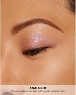 Milani metallic liquid glitter eye makeup product bottle bottom label