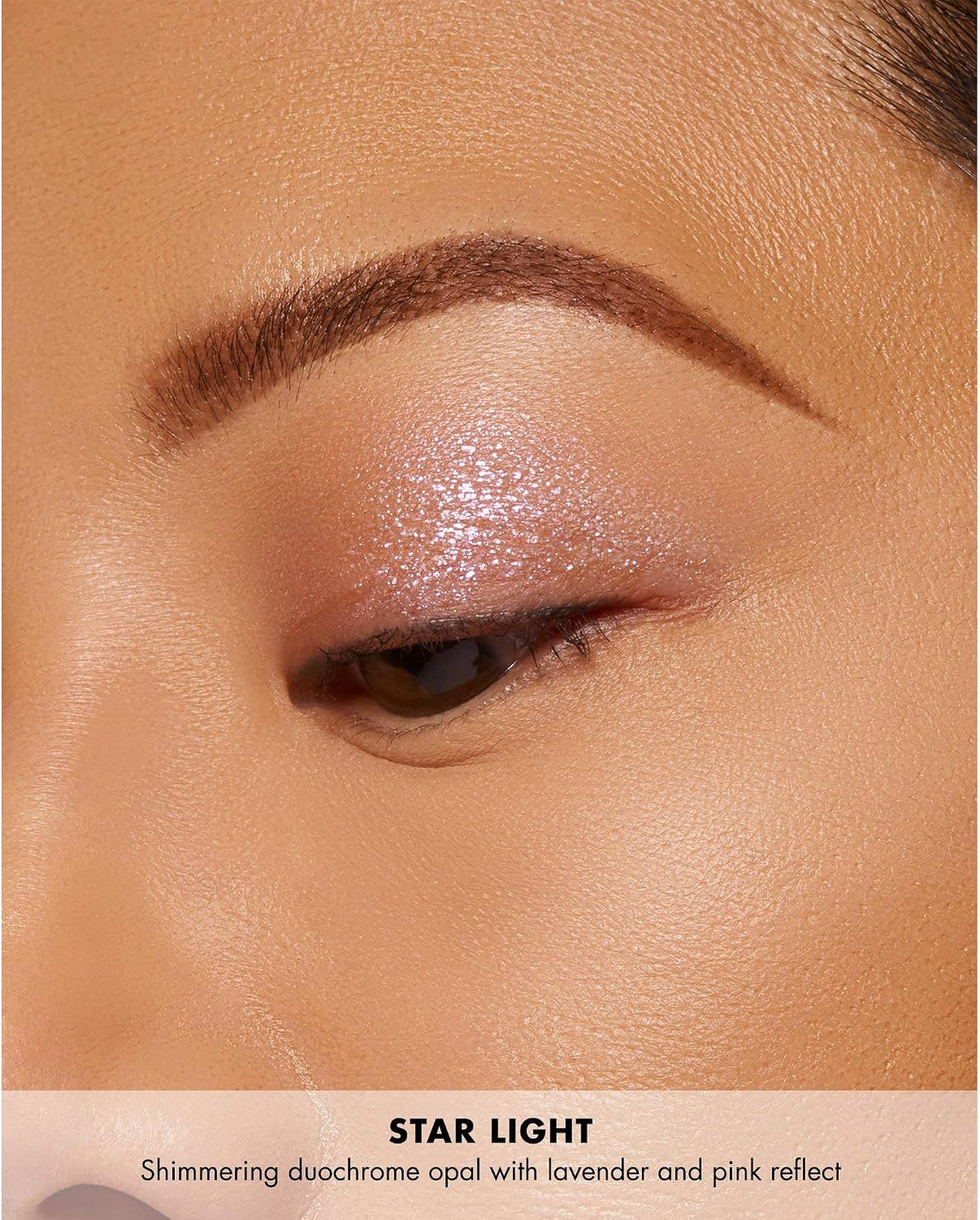 Milani metallic liquid glitter eye makeup product bottle bottom label