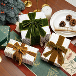 Keypan rustic velvet ribbon featured in a floral bouquet