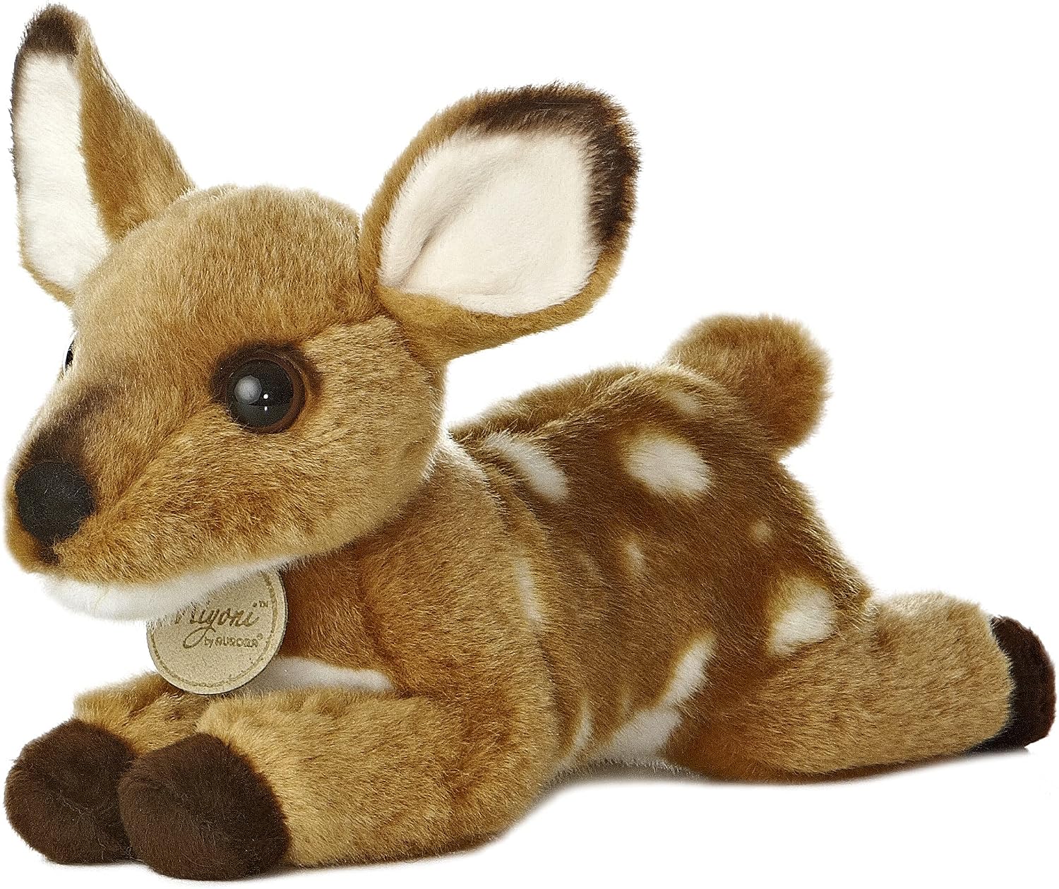Aurora Miyoni 8 Inch Fawn Realistic Stuffed Animal front view collectible toy