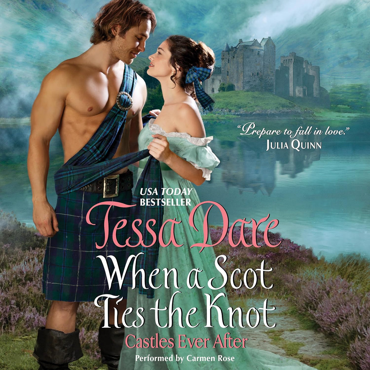 Tessa Dare When a Scot Ties the Knot audiobook cover art front view