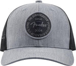 Fender Stratocaster 70th Anniversary Badge Hat side profile showing the six-panel structure.