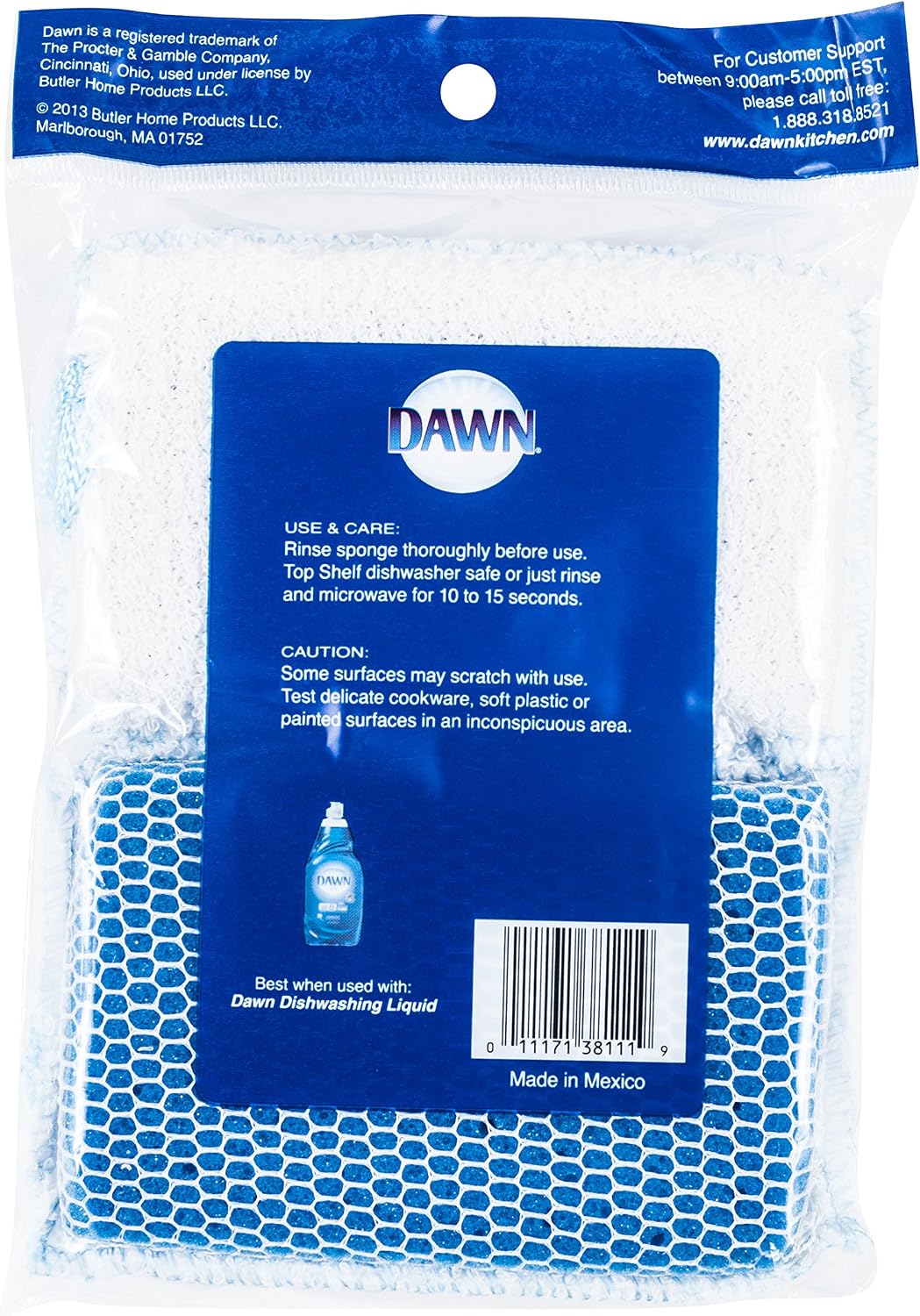 Dawn Flip It reusable washable kitchen sponge pack of 2