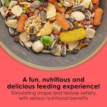 Kaytee Fiesta gourmet bird food nutritional ingredients label