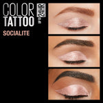 Maybelline Color Tattoo waterproof eyeshadow packaging details