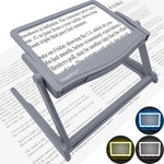MAGNIPROS Patented 5X Large LED Page Magnifier with Detachable Stand | Eye Caring 3 Color Light Modes & Anti-Glare Lens to Reduce Eye Strain-Ideal for Reading Fine Print, Crafting, Low Vision Seniors - Image 11