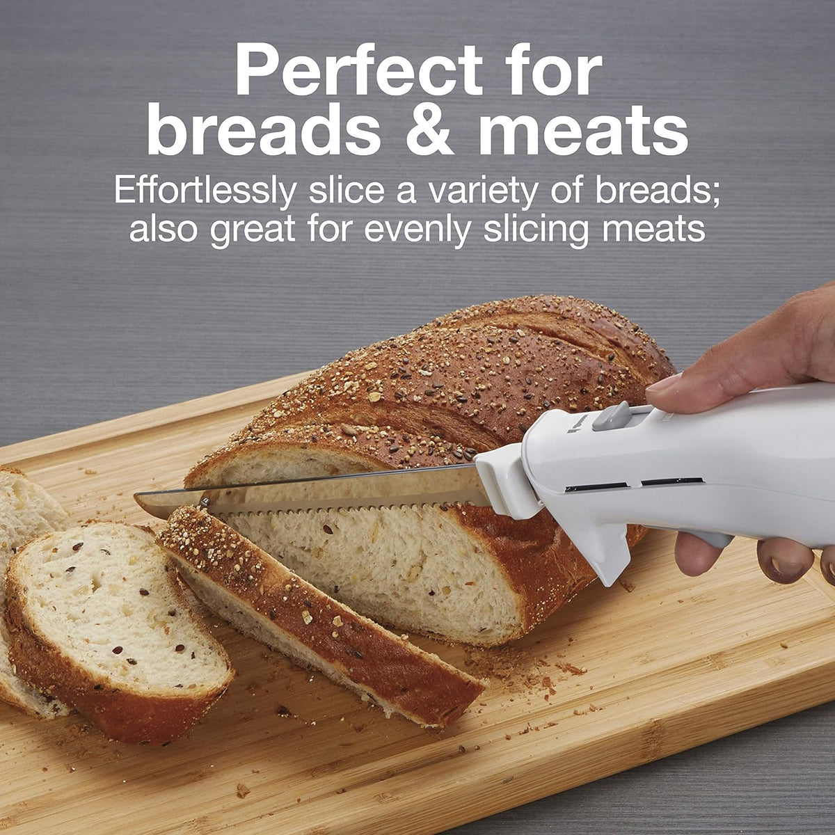 Proctor Silex electric knife stainless steel serrated blades