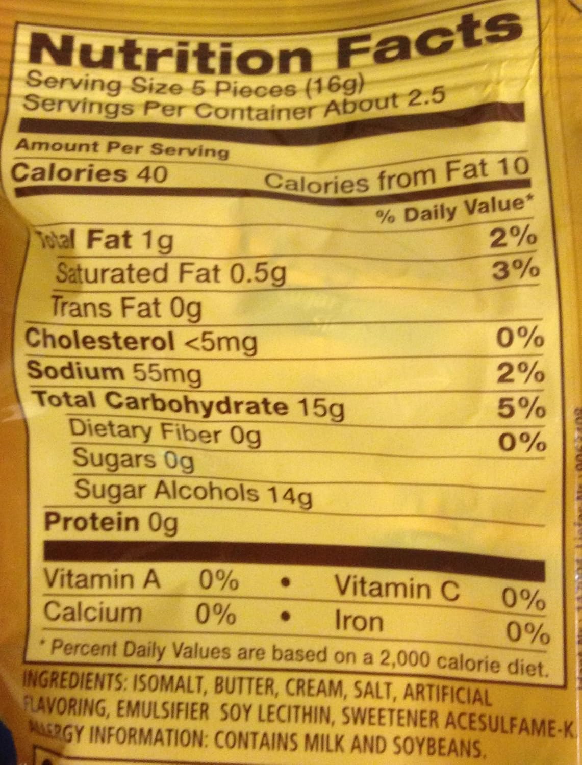 Selection of Werther's Original imported sugar free treats