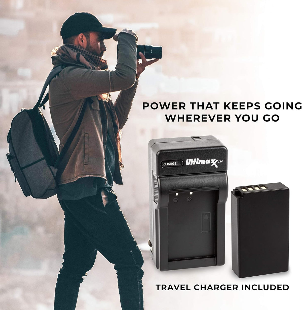 Ultimaxx AC/DC Rapid Home & Travel Charger with 2X EN-EL20 Extended Life Battery (1500mAh / 7.4V / 11.1Wh) for Nikon Coolpix P1000, DL24-500, Coolpix A, 1 AW1, 1 J1, 1 J2, 1 J3, 1 S1, 1 V3 - Image 7