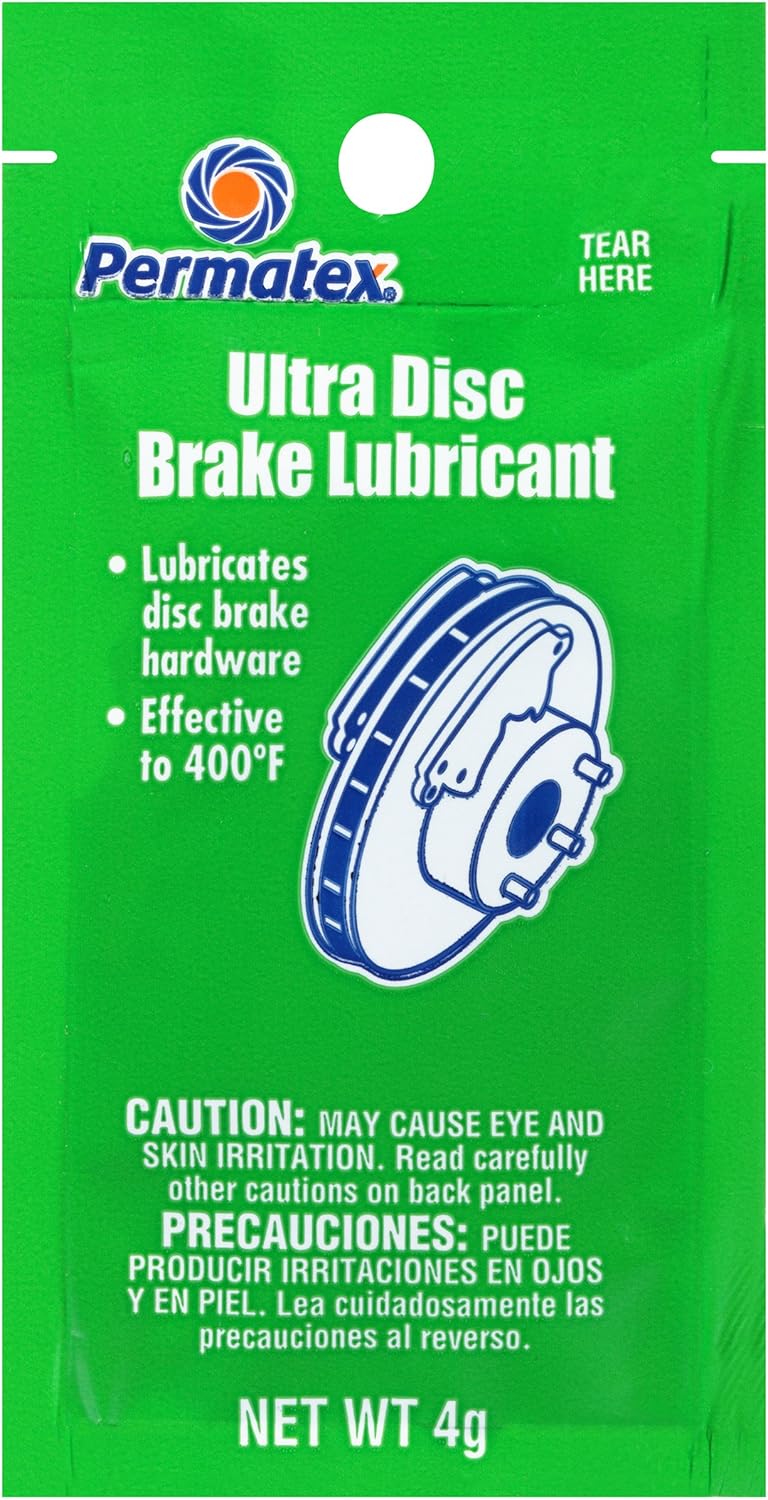 Permatex 09977 Counterman's Choice Ultra Disc Brake Caliper Lube synthetic grease pouch