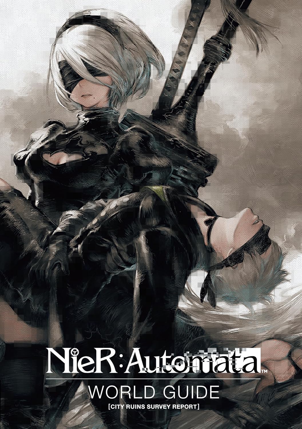 Square Enix NieR Automata World Guide Volume 1 front view hardcover art book