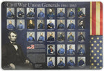 Painless Learning Civil War Generals Placemat front view