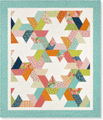 Missouri Star Quilt Co. Large Half Hexagon Template packaging and brand labeling details.