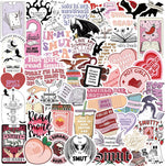 Tooreey 50 Pcs Bookish Smutty Sticker Pack for Kindle and laptop.