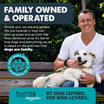 Mighty Paw Waggables Eyes jar showcasing immune and vision benefits