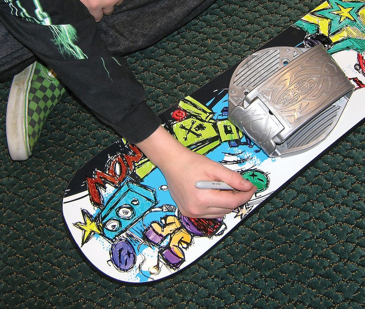 Emsco youth snowboard customizable surface design layout